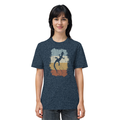 Retro Gecko Salamander Silhouette - Organic Shirt