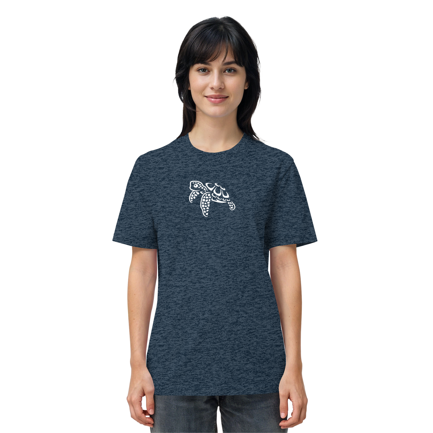 schwimmende Meeres-Schildkröte - Organic Shirt