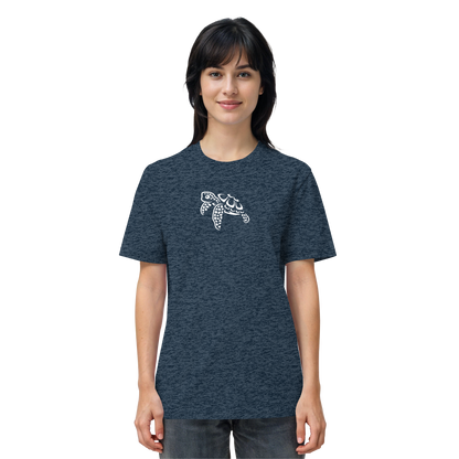 schwimmende Meeres-Schildkröte - Organic Shirt