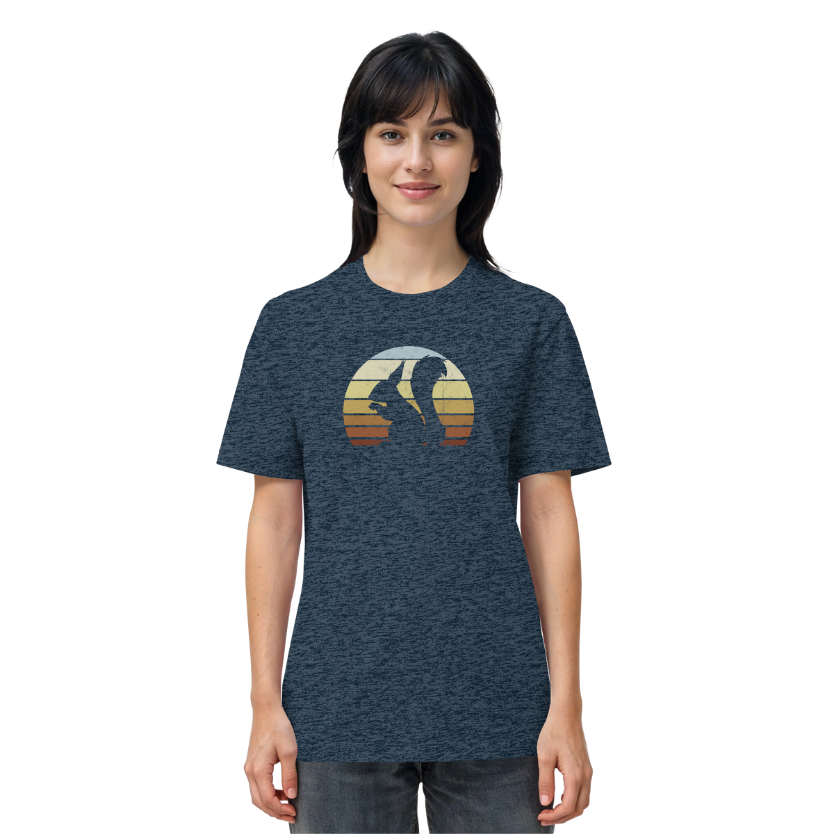 Retro Eichhörnchen Silhouette - Organic Shirt