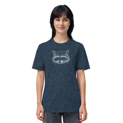 Waschbär Illustration Kritzelkunst - Organic Shirt