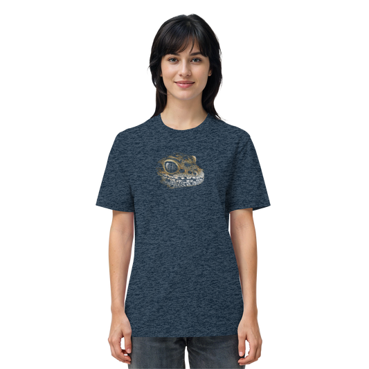 Leopard Gecko Skizze Kritzelkunst - Organic Shirt