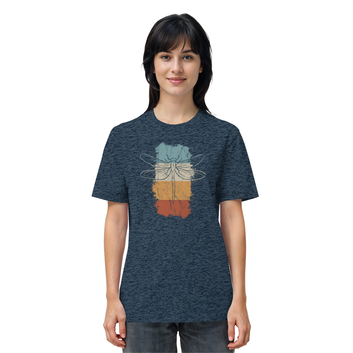 Retro Kunst Libelle | Vintage Dragonfly - Organic Shirt