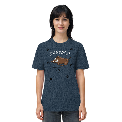 Sauwild wilde Sau | Wildschwein Keiler - Organic Shirt