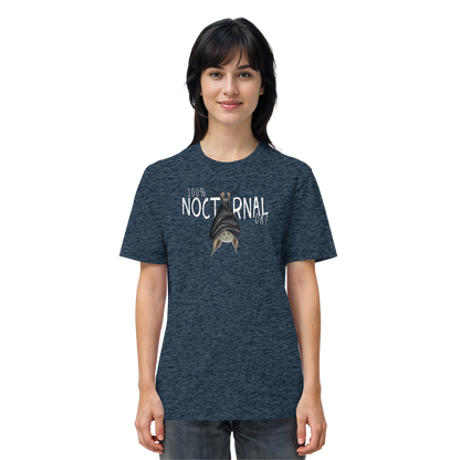 100% nachtaktive Fledermaus - Organic Shirt