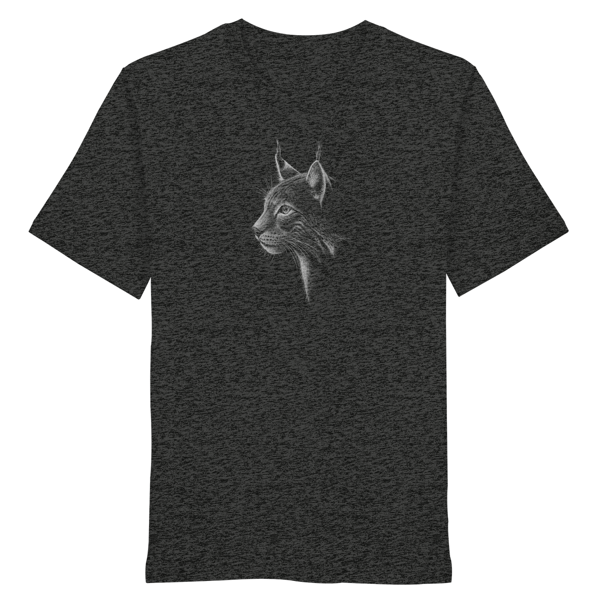 Luchs Kritzelkunst Wildkatze Illustration - Organic Shirt