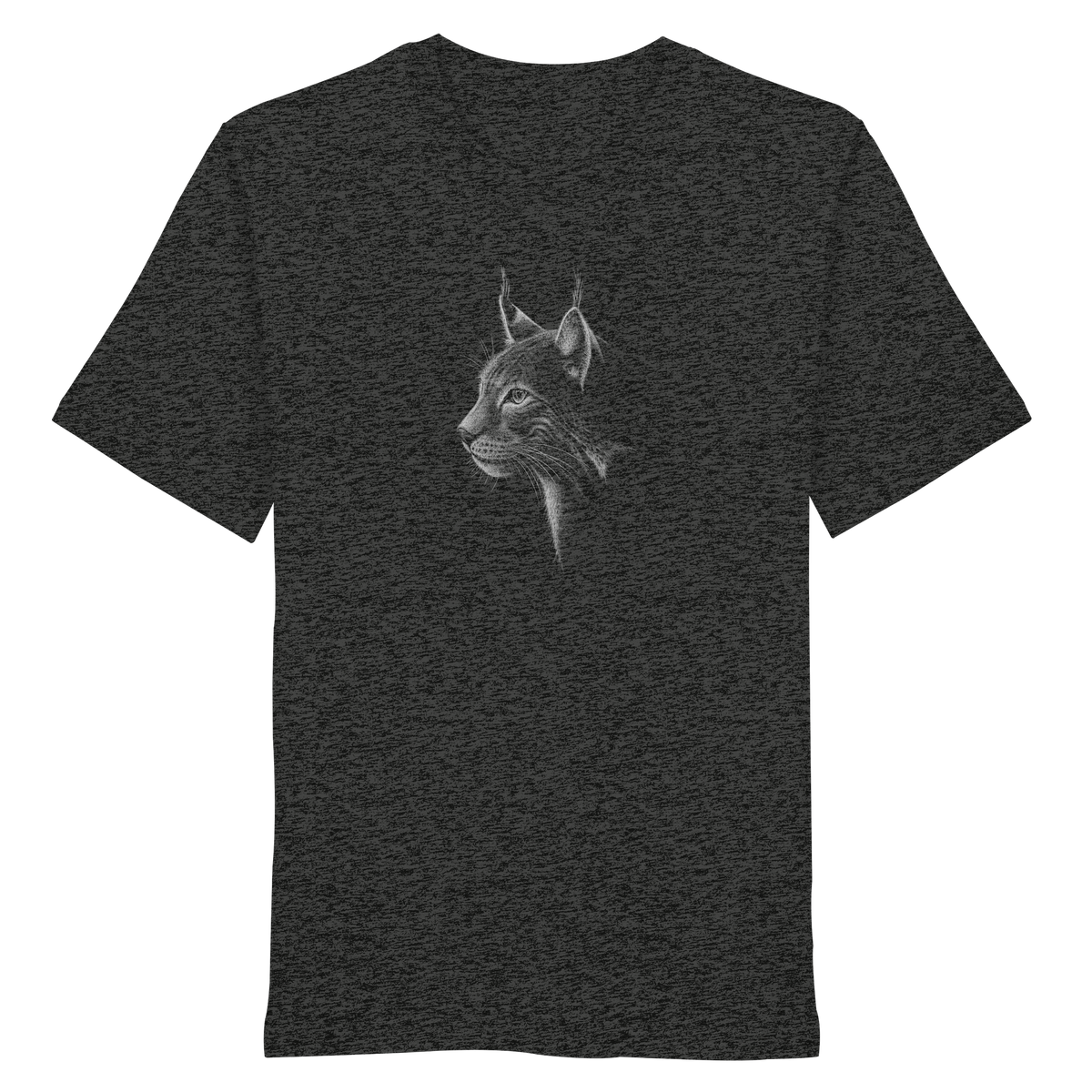 Luchs Kritzelkunst Wildkatze Illustration - Organic Shirt