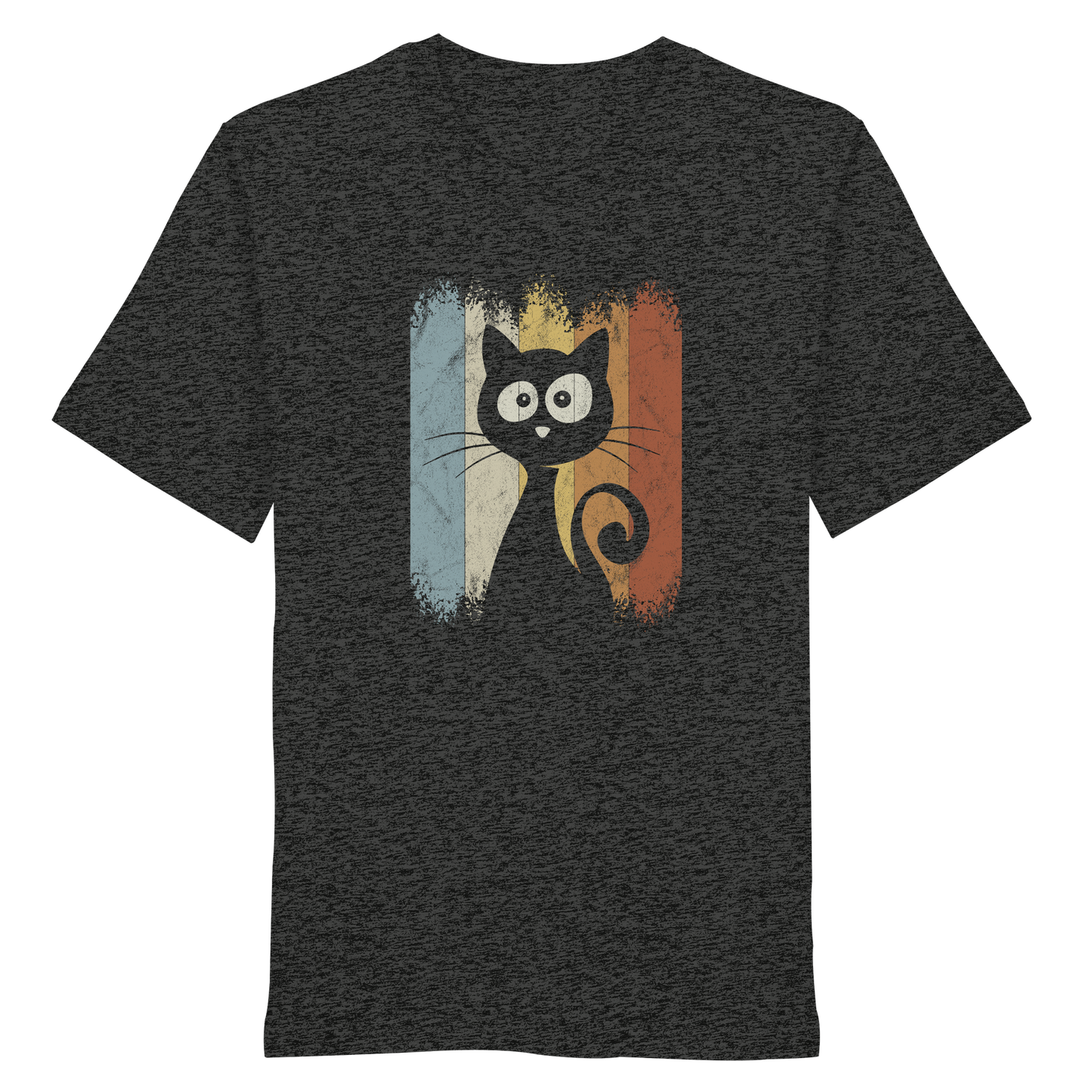 Retro Katze Silhouette - Organic Shirt
