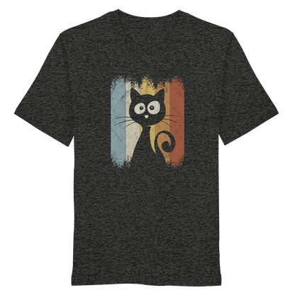Retro Katze Silhouette - Organic Shirt