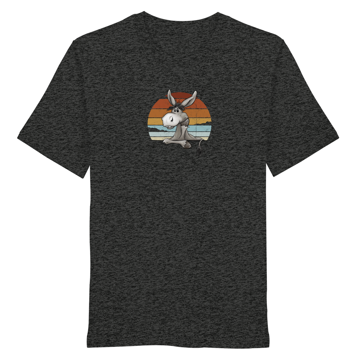 Lässiges Maultier Retro Esel - Organic Shirt
