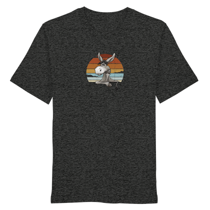 Lässiges Maultier Retro Esel - Organic Shirt