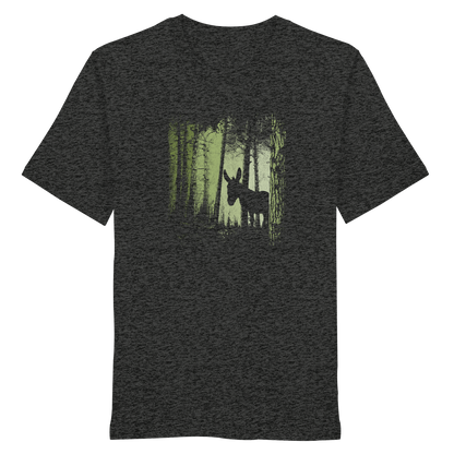 Esel im Zwielicht-Wald - Organic Shirt