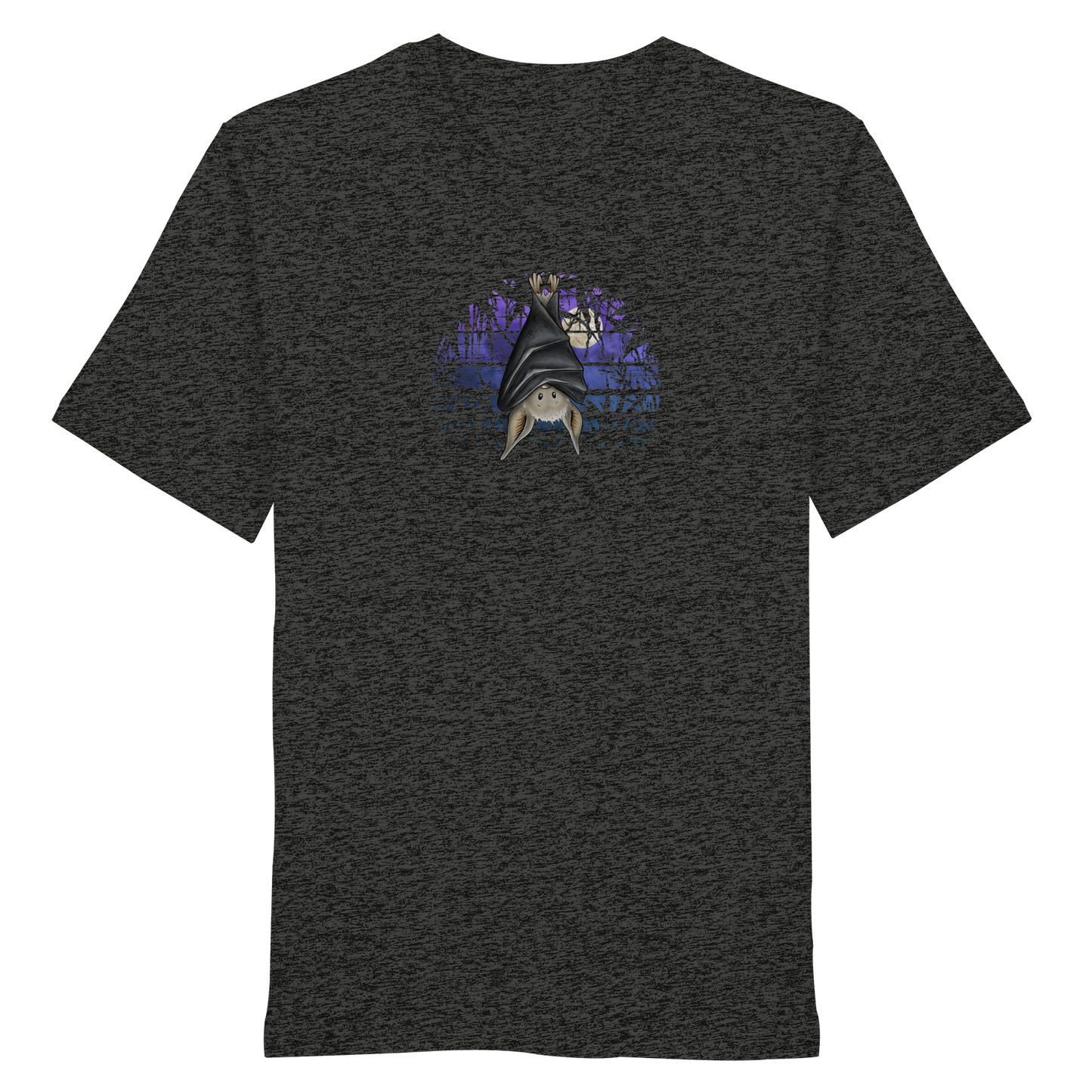 Fledermaus in blauer Nacht - Organic Shirt