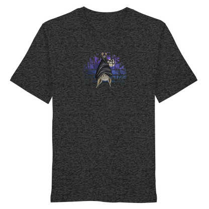 Fledermaus in blauer Nacht - Organic Shirt