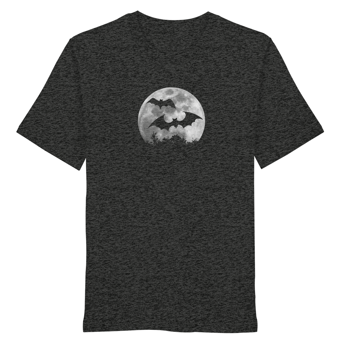 Fledermaus Silhouetten bei Vollmond - Organic Shirt