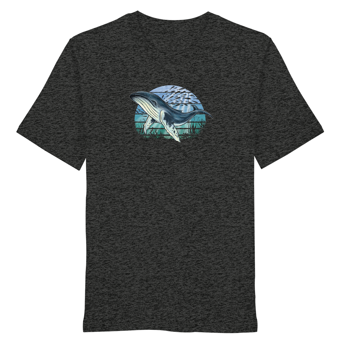 Retro Unterwasser Buckelwal - Organic Shirt