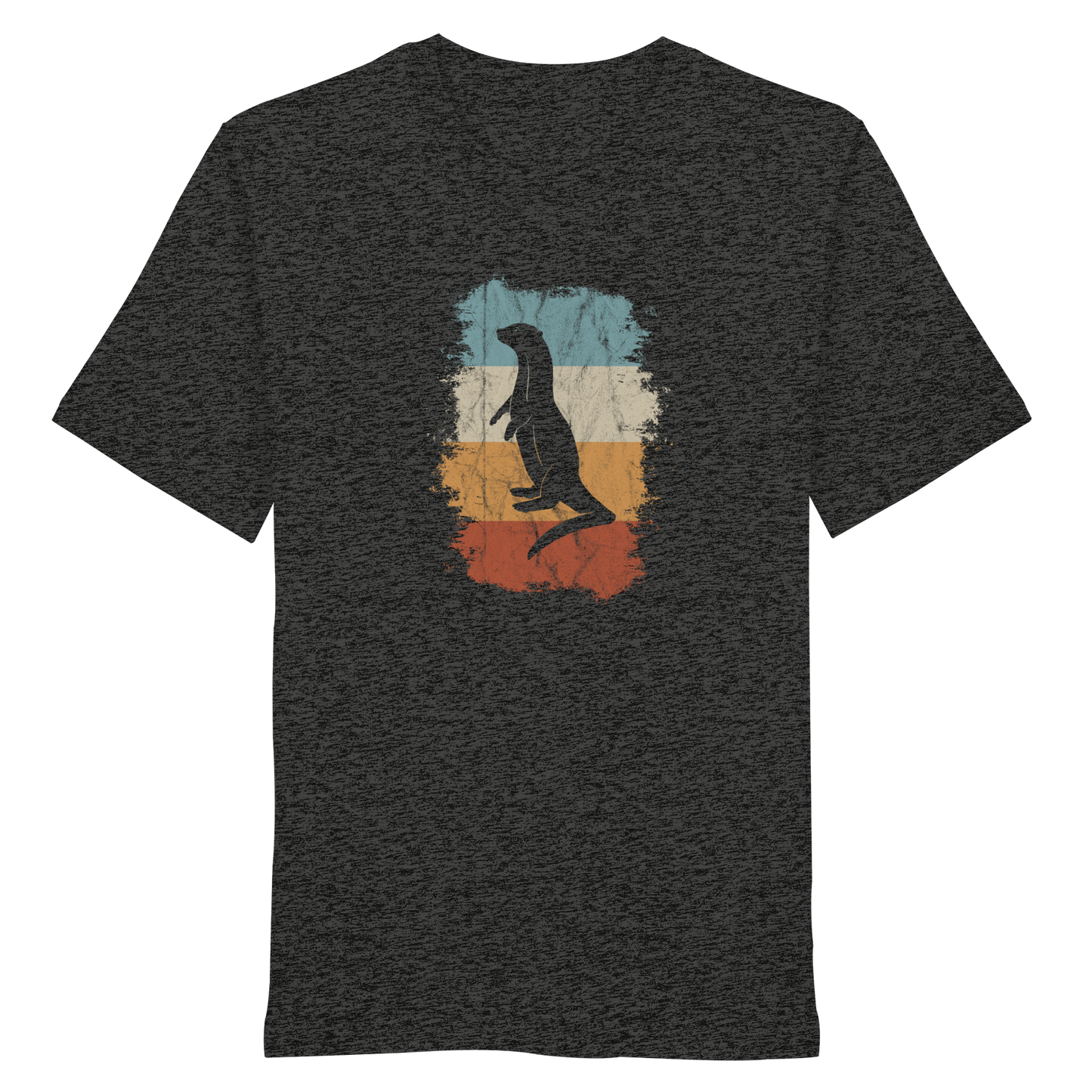 Retro Otter Fischotter Silhouette - Organic Shirt