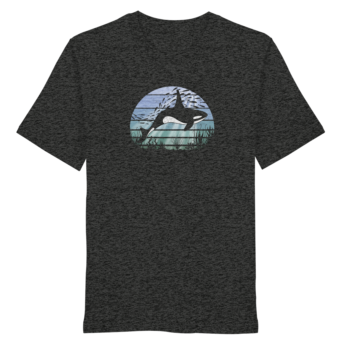 Retro Tiefsee Schwertwal Orca - Organic Shirt