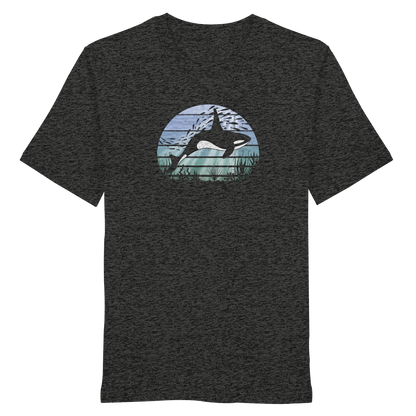 Retro Tiefsee Schwertwal Orca - Organic Shirt