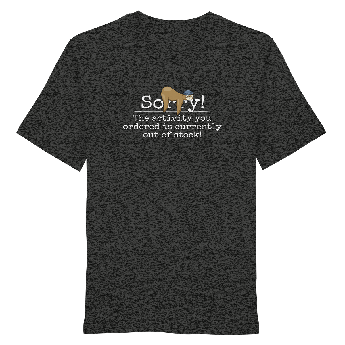 No-Activity Faultier - Organic Shirt