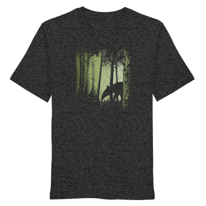 Lässiger Tapir im Zwielicht Wald - Organic Shirt