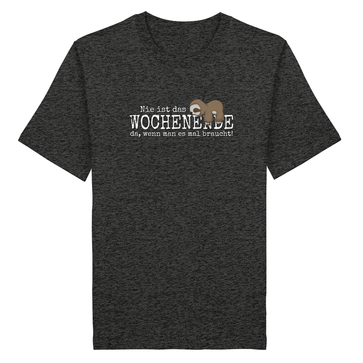 Kawaii Faultier Wochenende - Organic Shirt