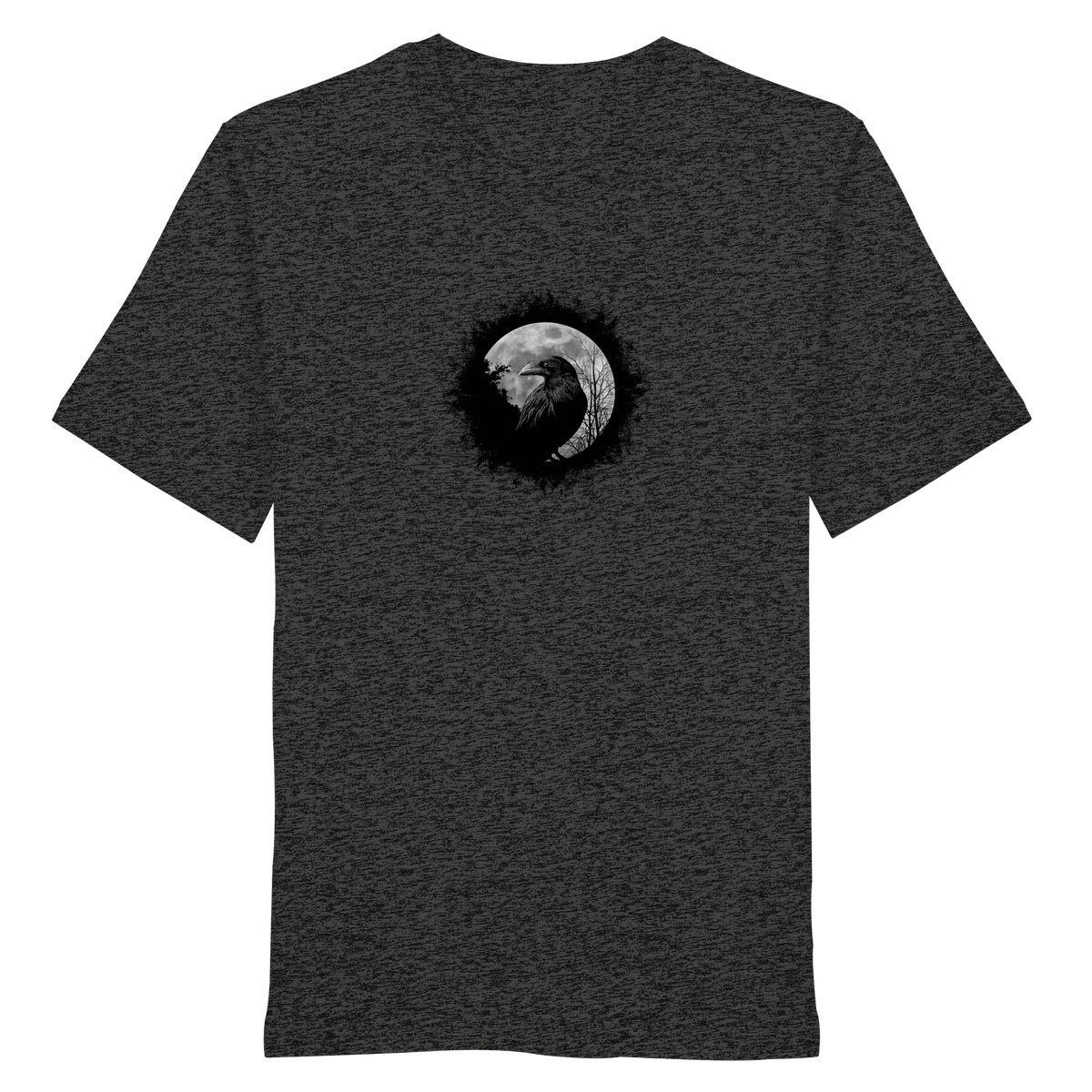 Schwarzer Rabe bei Vollmond  - Organic Shirt