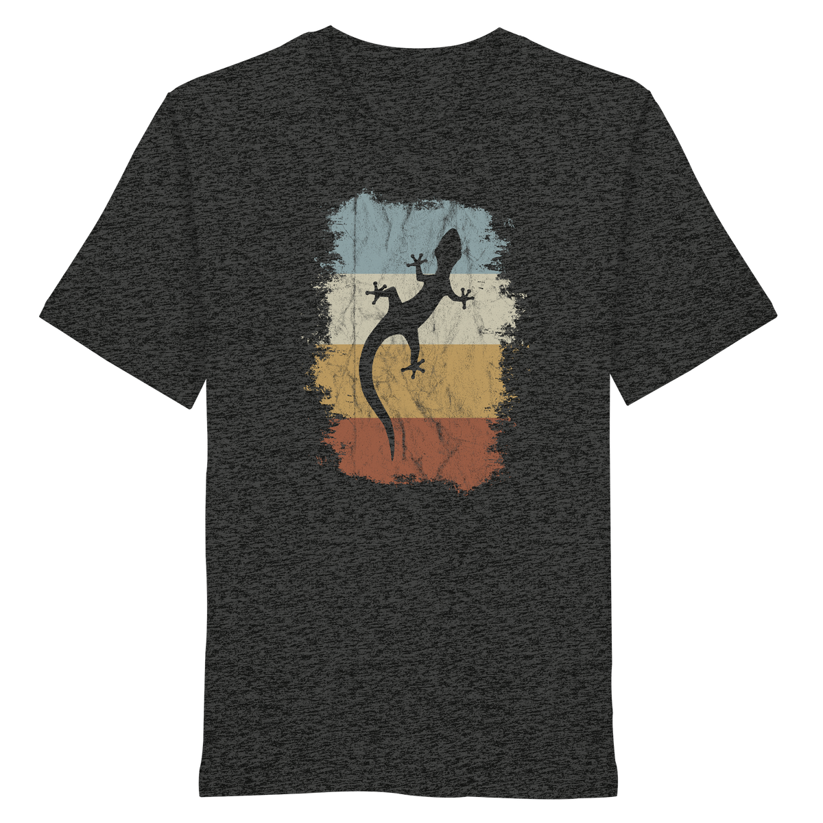Retro Gecko Salamander Silhouette - Organic Shirt