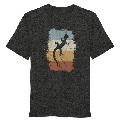 Retro Gecko Salamander Silhouette - Organic Shirt