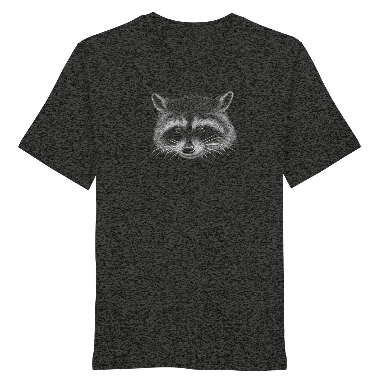 Waschbär Illustration Kritzelkunst - Organic Shirt