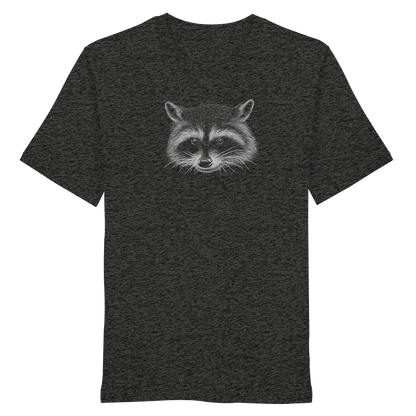 Waschbär Illustration Kritzelkunst - Organic Shirt