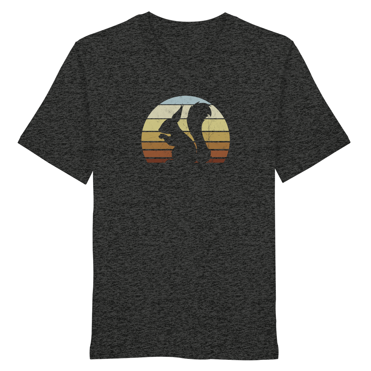 Retro Eichhörnchen Silhouette - Organic Shirt