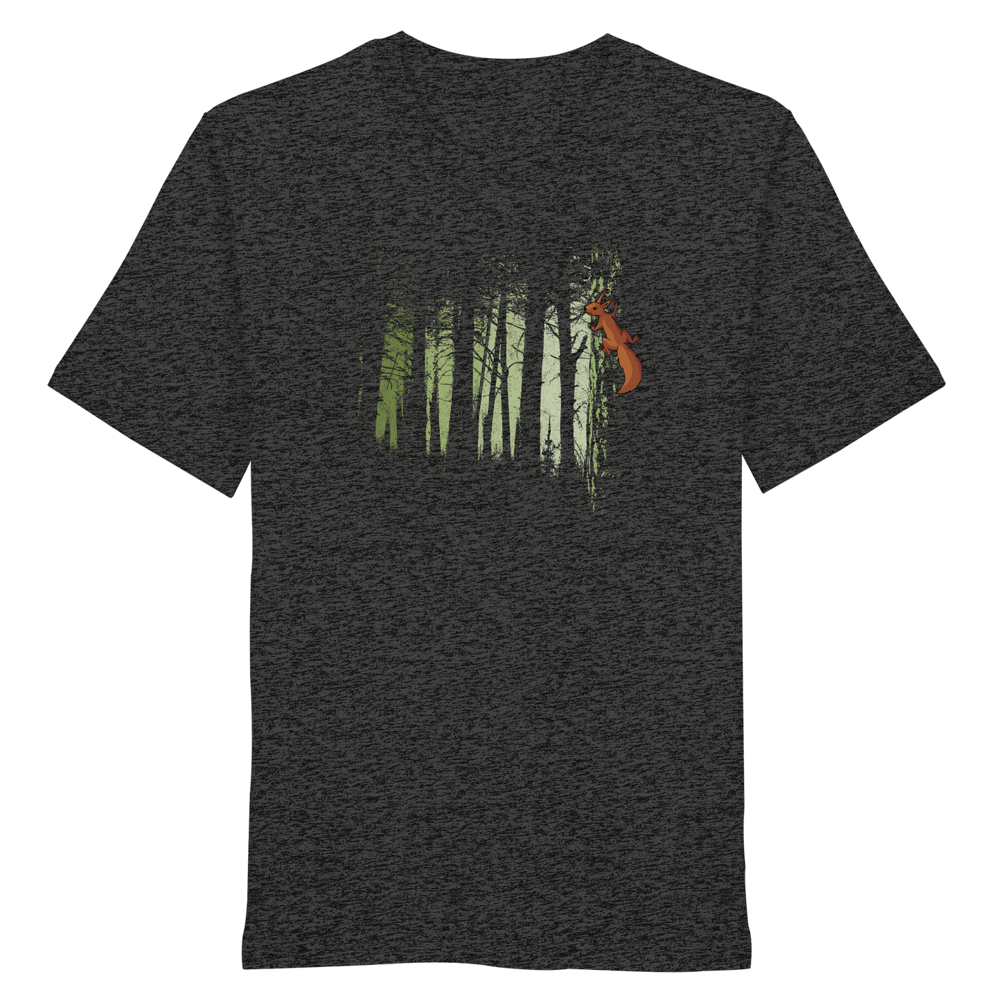 Eichhörnchen im Zwielicht-Wald - Organic Shirt