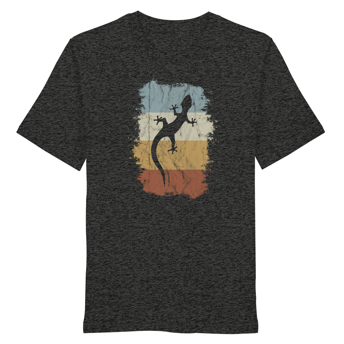 Retro Gecko Salamander Silhouette - Organic Shirt
