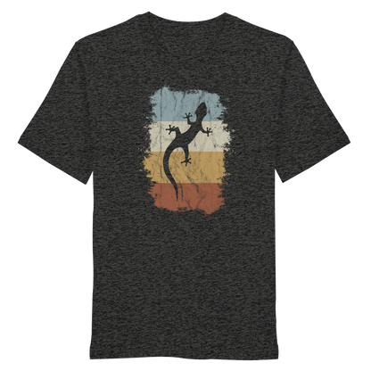 Retro Gecko Salamander Silhouette - Organic Shirt
