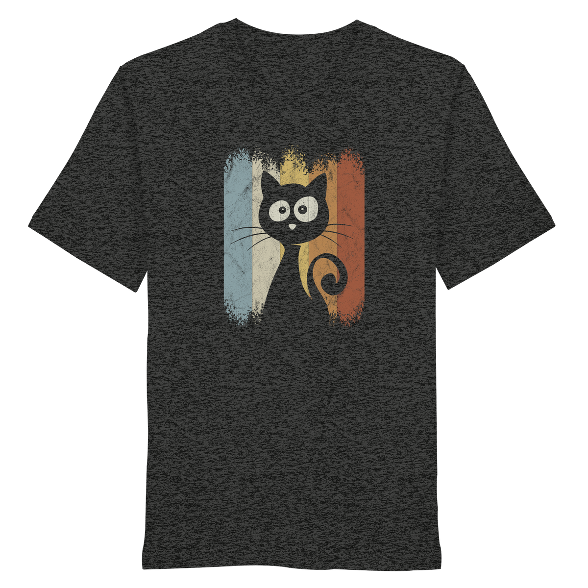 Retro Katze Silhouette - Organic Shirt