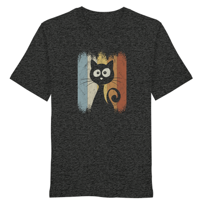 Retro Katze Silhouette - Organic Shirt