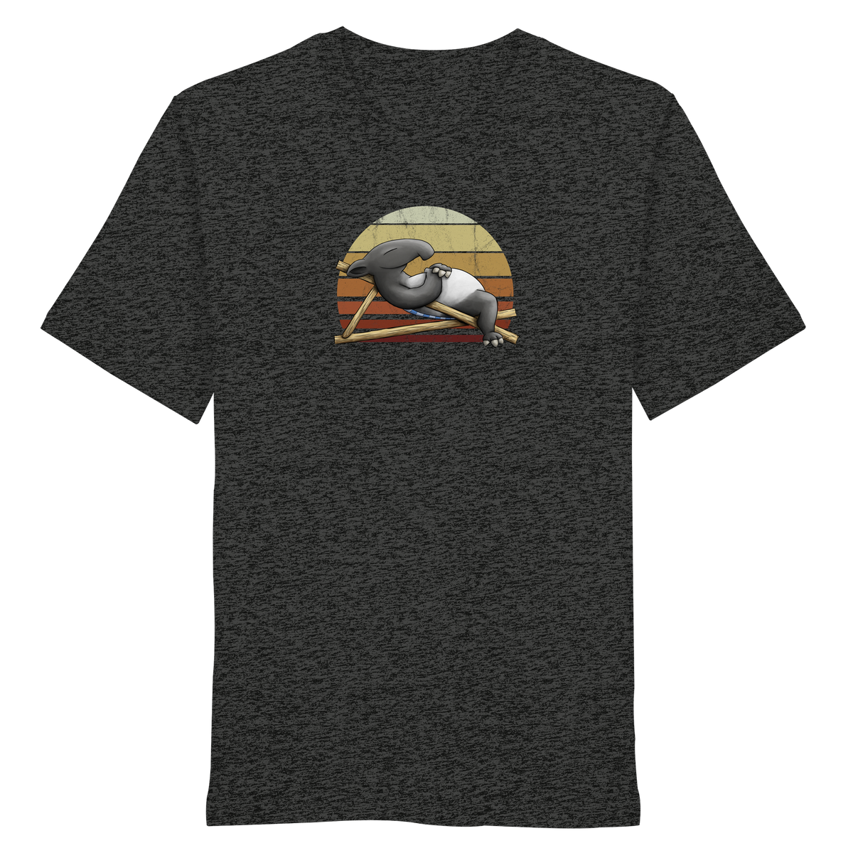Lässiger Retro Sundown Tapir - Organic Shirt