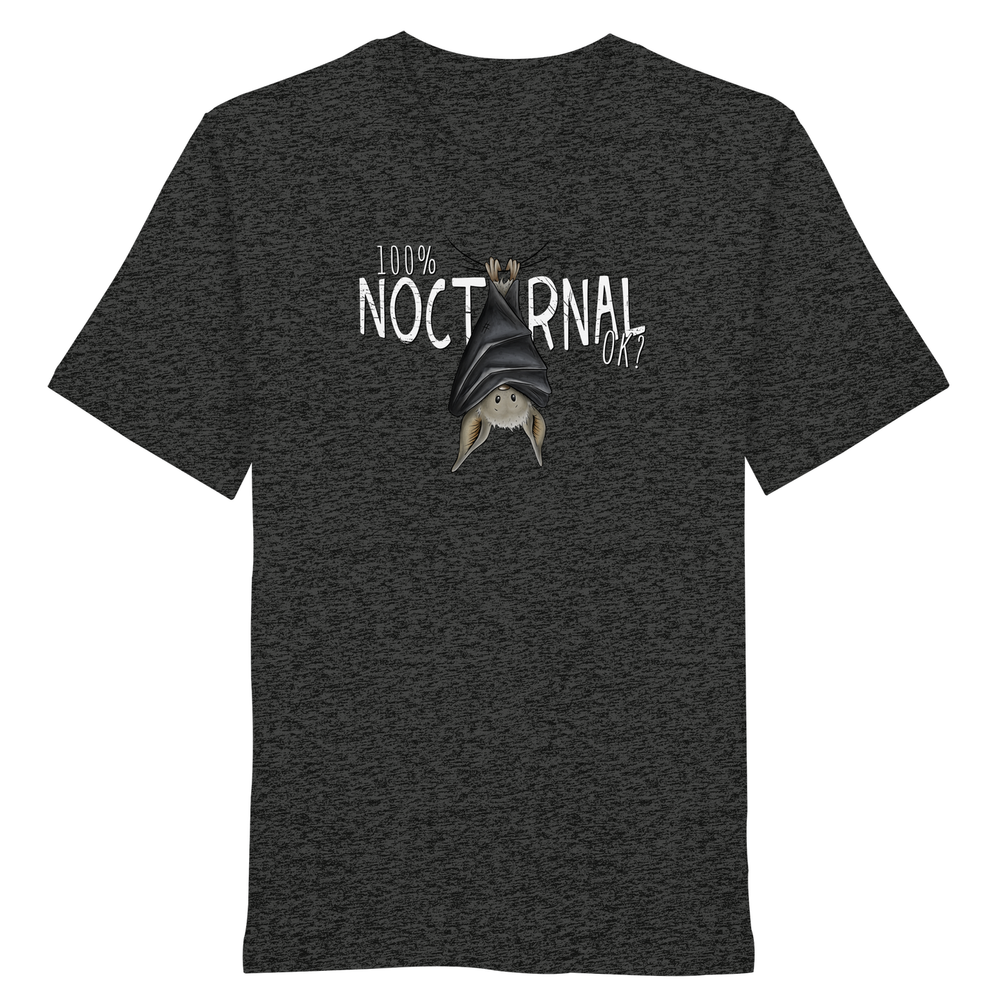 100% nachtaktive Fledermaus - Organic Shirt