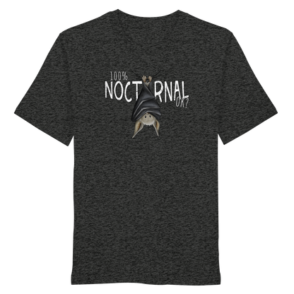 100% nachtaktive Fledermaus - Organic Shirt