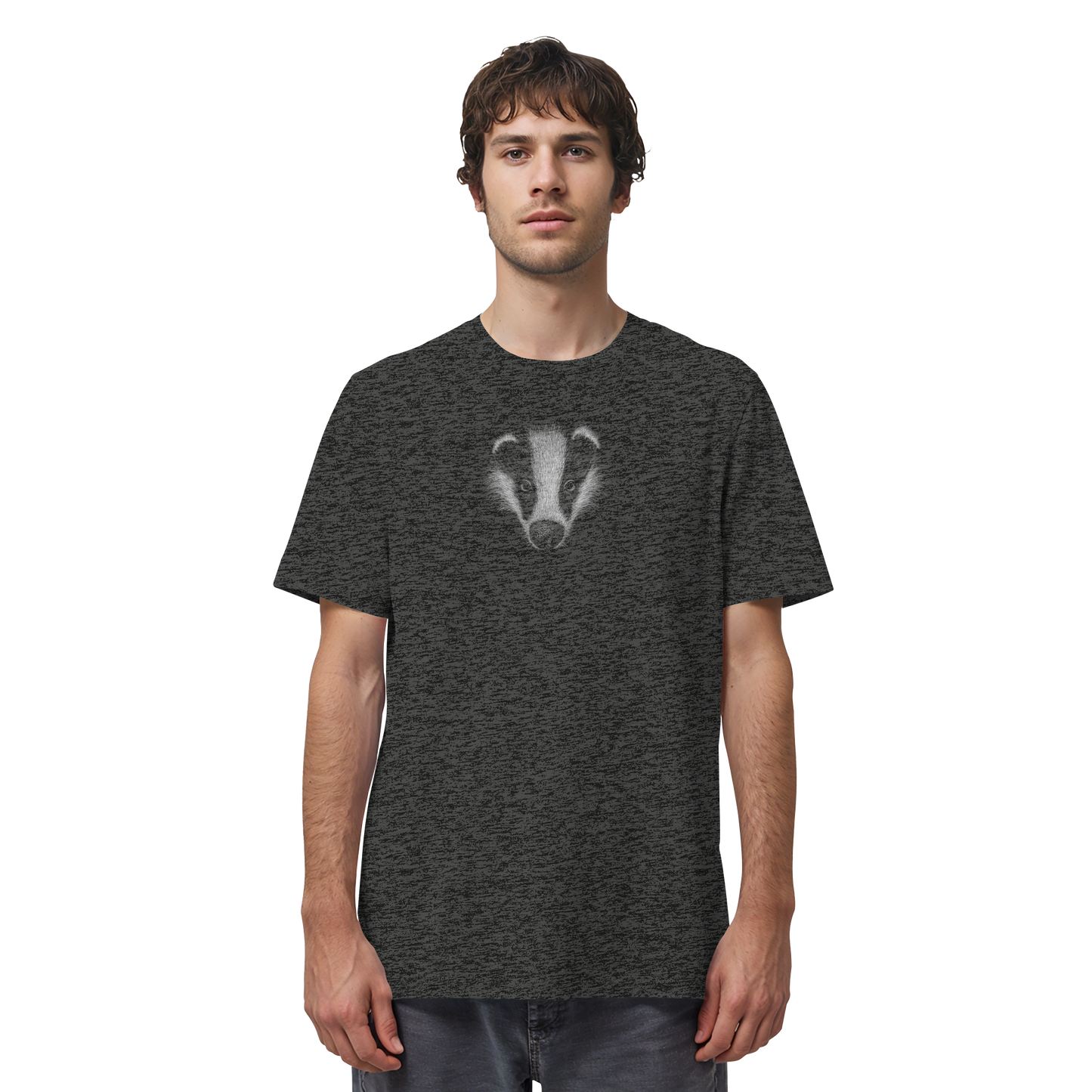 Kritzel-Kunst Dachs Illustration - Organic Shirt