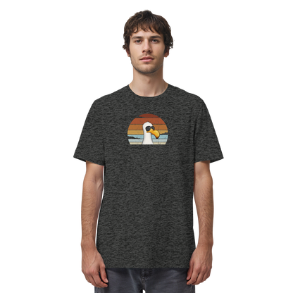Cool lässige Retro Möwe - Organic Shirt