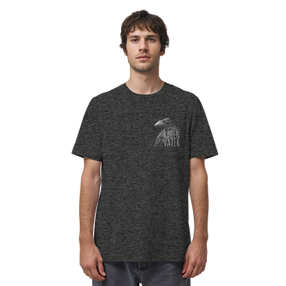 Rabenvater schwarzer Rabe Krähe - Organic Shirt