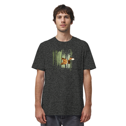 Fuchs im Zwielicht-Wald - Organic Shirt