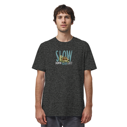 Slow Down Your Life Schildkröte - Organic Shirt