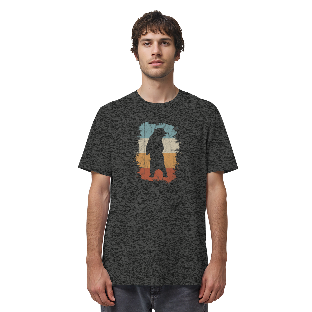 Retro Bären-Silhouette - Organic Shirt