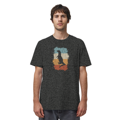 Retro Otter Fischotter Silhouette - Organic Shirt