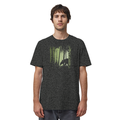 Lässiger Tapir im Zwielicht Wald - Organic Shirt