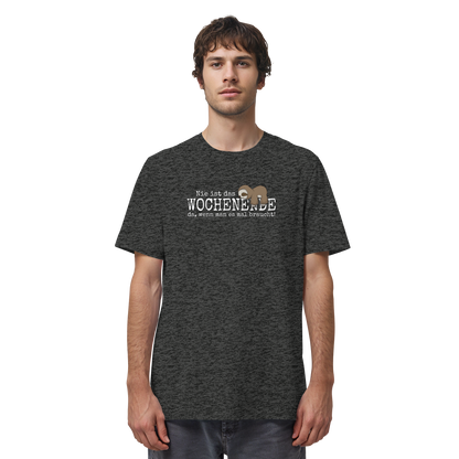 Kawaii Faultier Wochenende - Organic Shirt