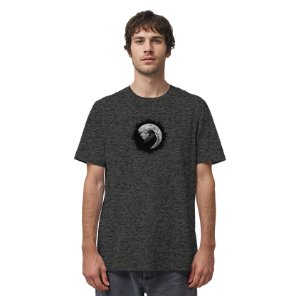 Schwarzer Rabe bei Vollmond  - Organic Shirt